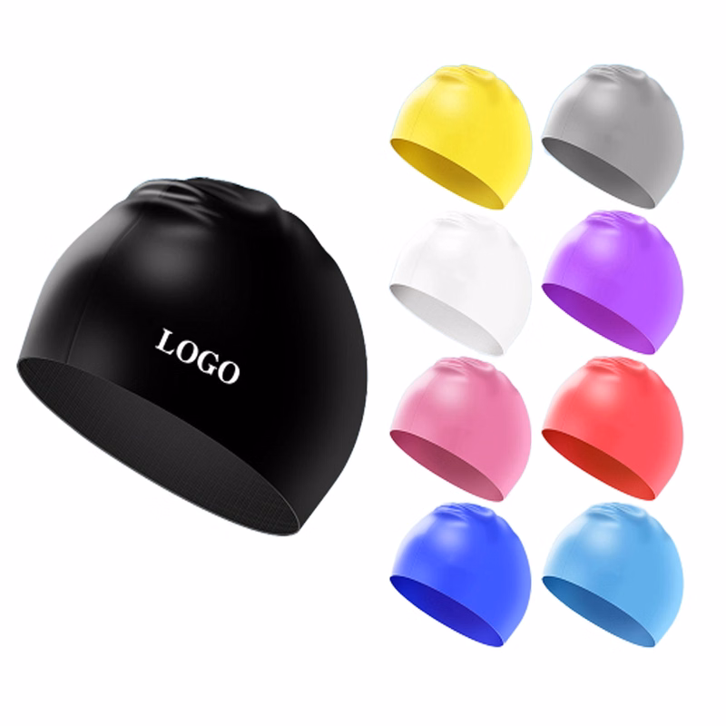 Silicone Unisex Swim Cap MOQ 100