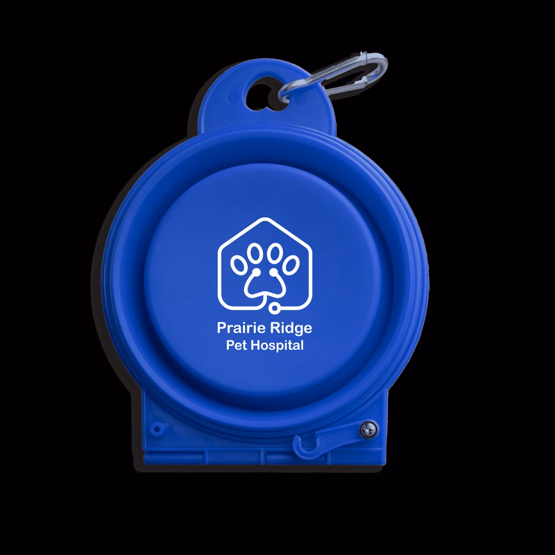 Top Tail Double Collapsible Pet Bowl