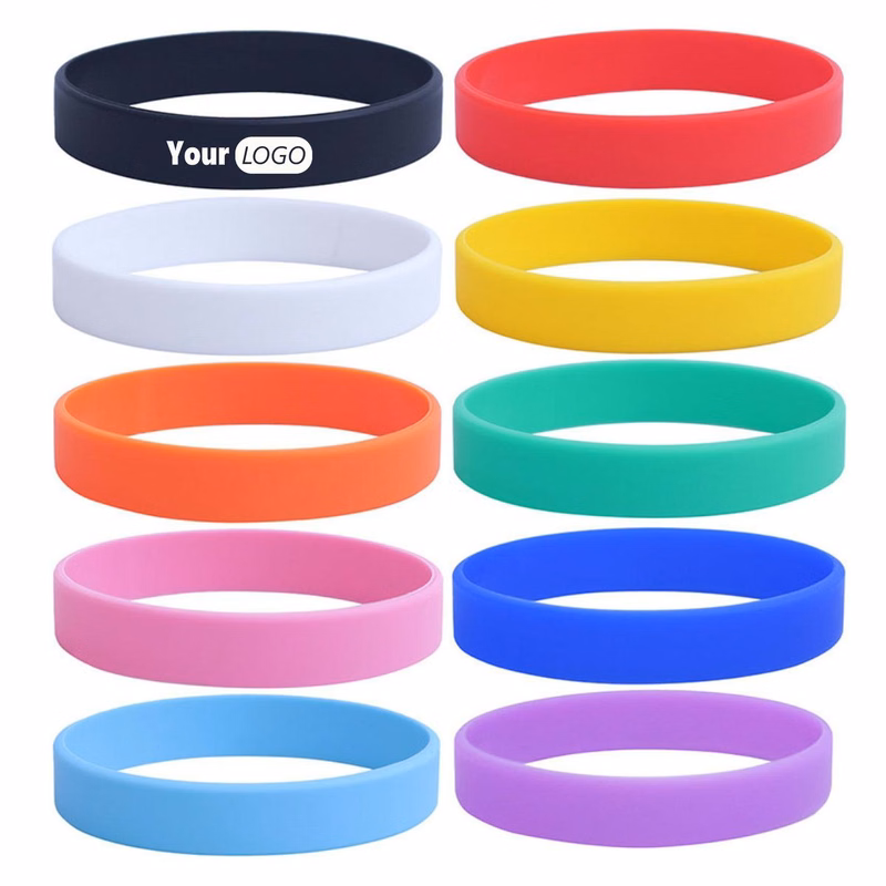 Blank Silicone Rubber Wristbands