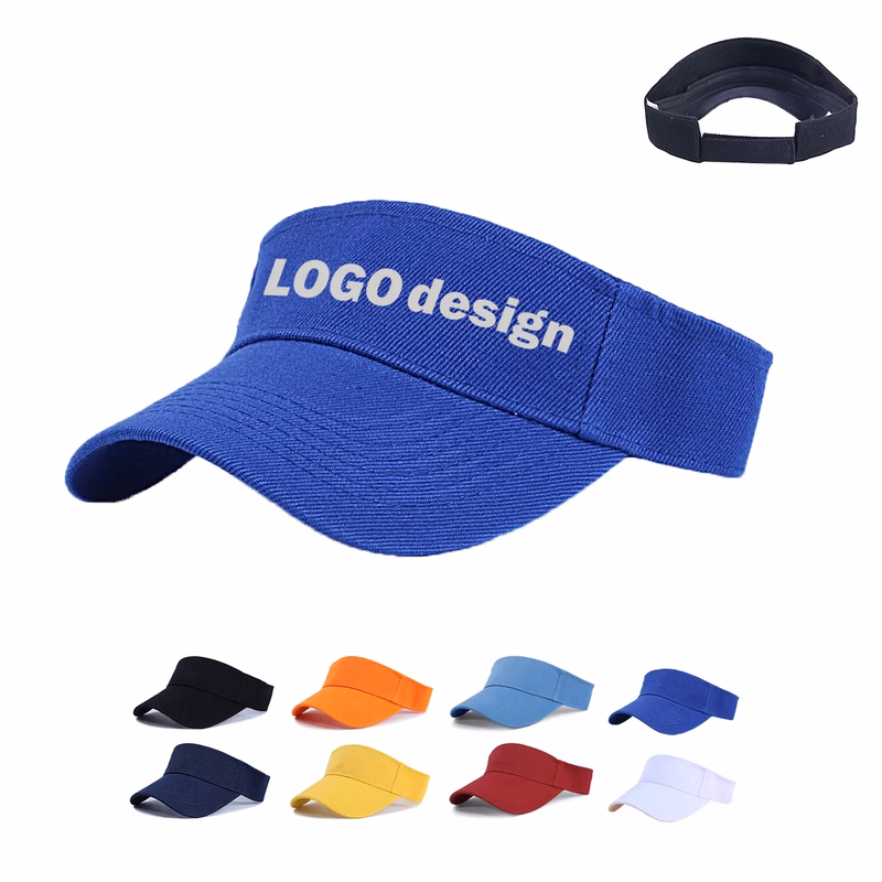 Sport Sun Visor Hat Empty Top Cap MOQ 100 PCS