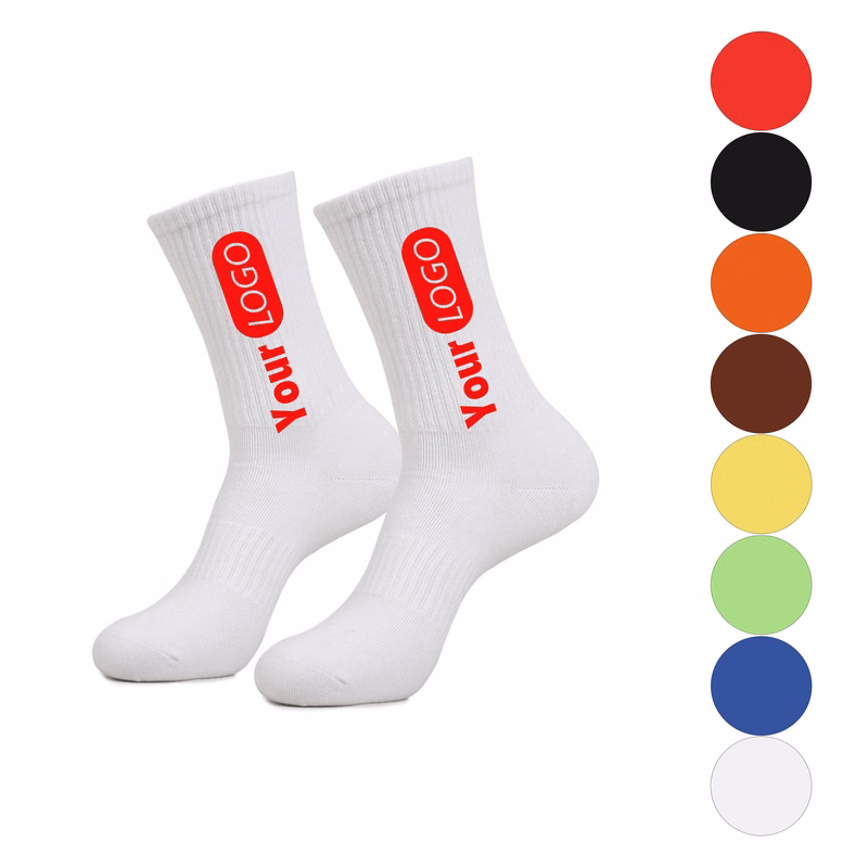 Jacquard Knit Cotton Sports Socks