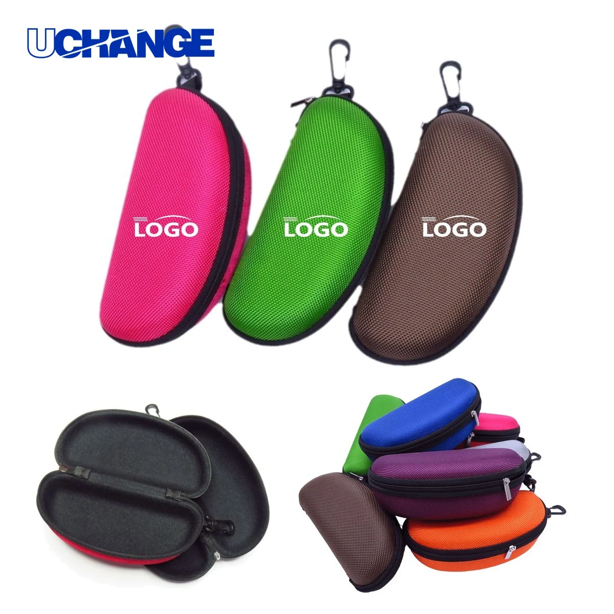 Eyewear Lightweight Sunglasses Case with Carabiner 1