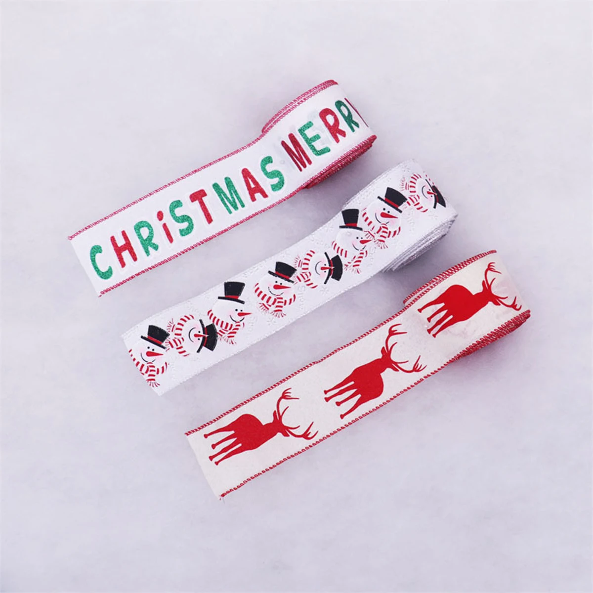 Christmas Burlap Ribbons 1
