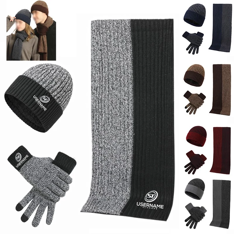 3 In1 Hat Gloves Scarf Set 1