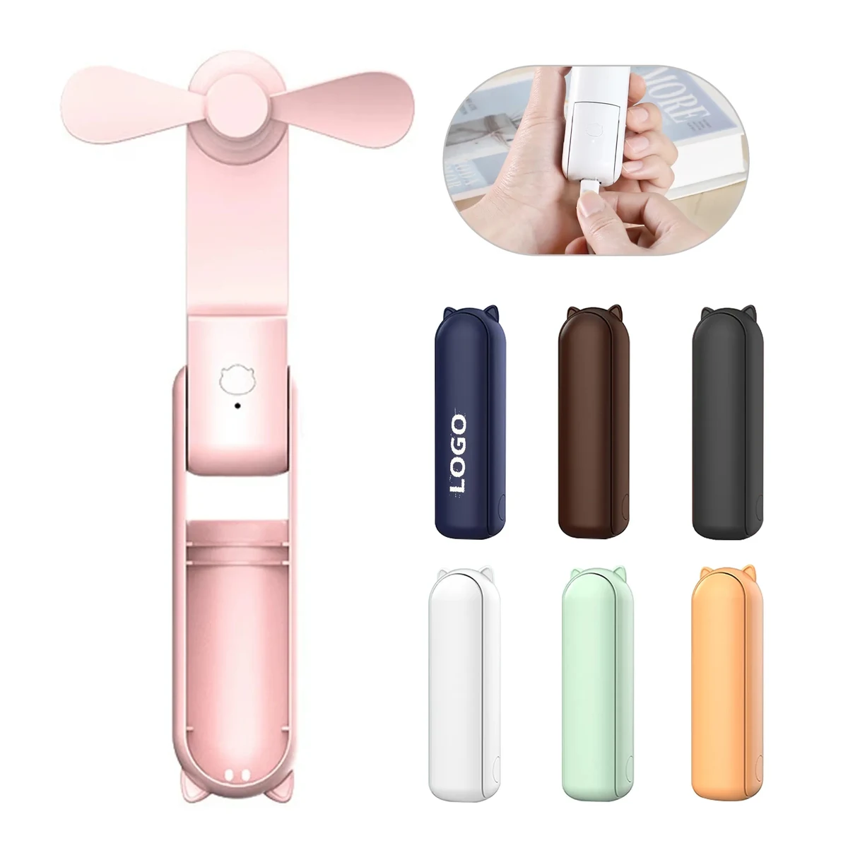 USB Rechargeable Foldable Mini Fans 1
