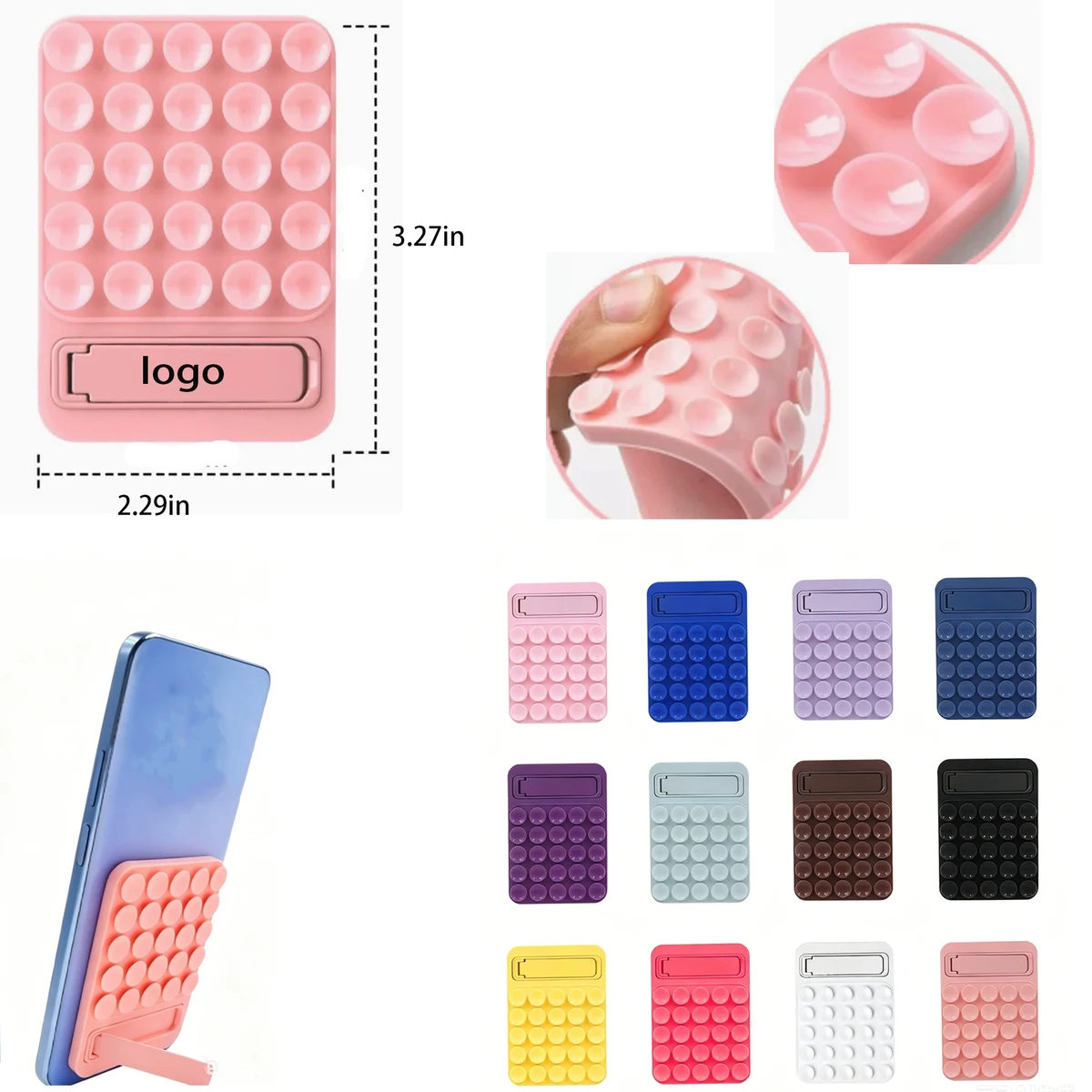 Silicone Suction Cup Phone Holder 1