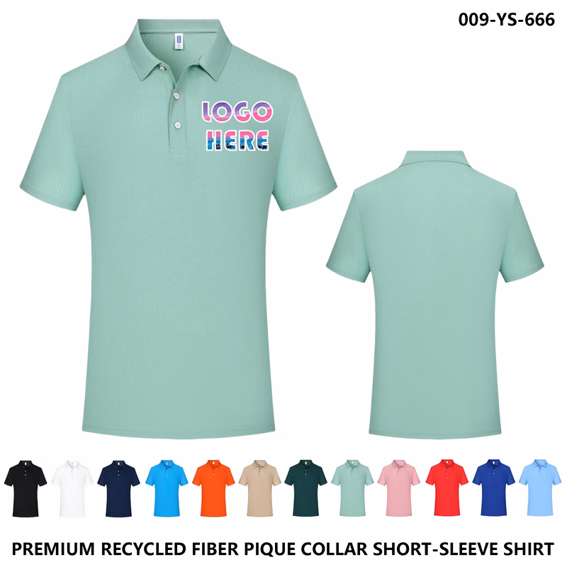 Eco-Friendly Moisture-Wicking Polo Shirt - Lightweight Unisex Summer Top