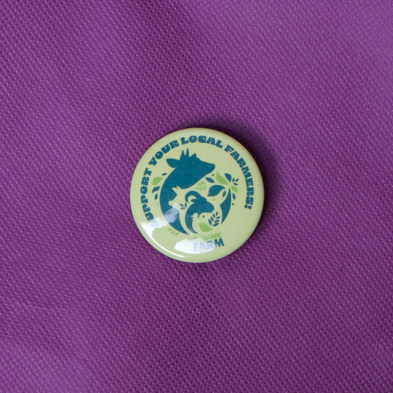 1.25" Tin Badge: Round