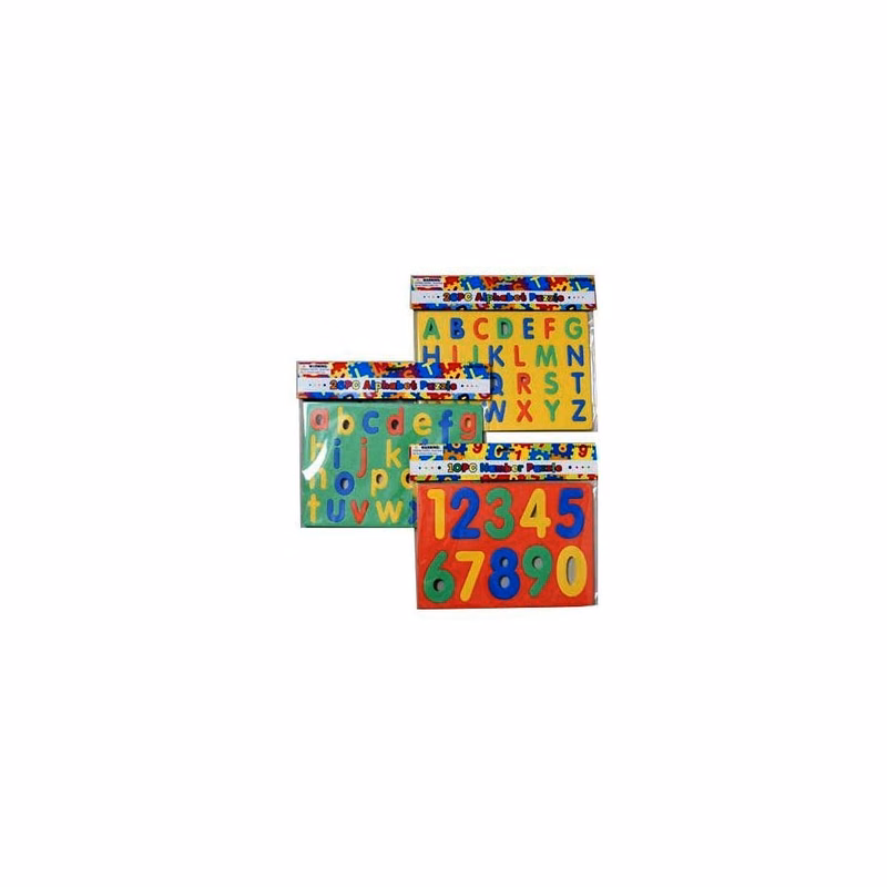 Foam Puzzle Sets - Alphabet & Numbers Assorted Packs