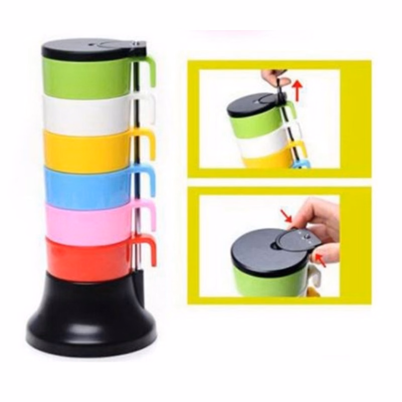 6 In 1 Rainbow Cup Set