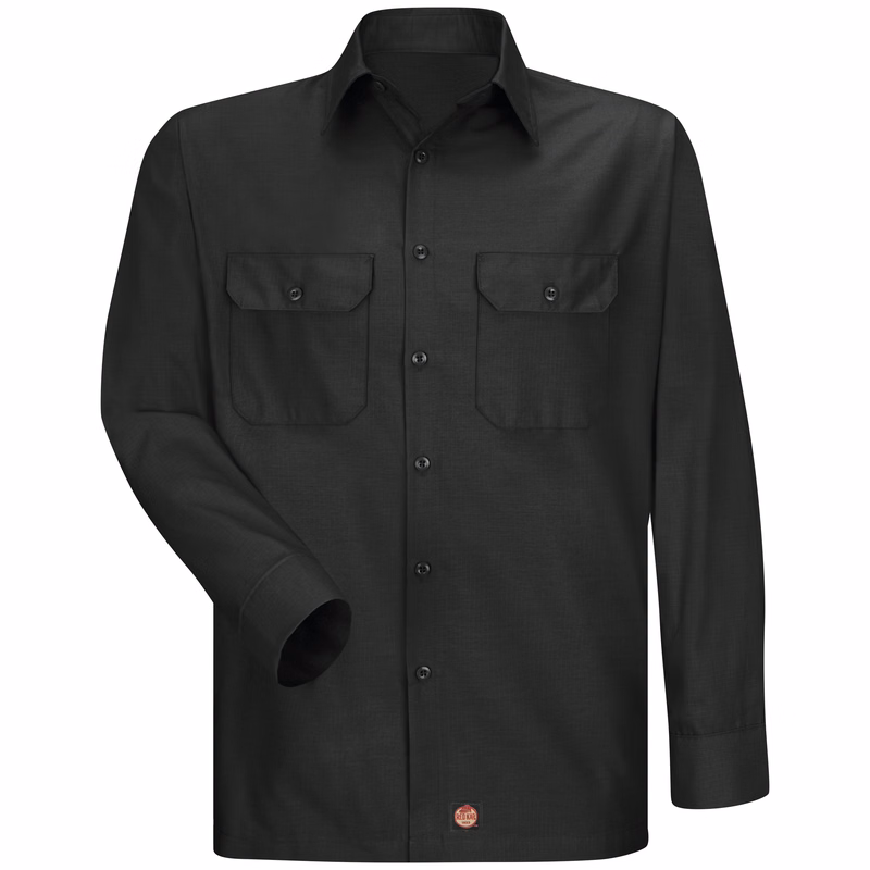 Red Kap® Men's Long Sleeve Solid Rip Stop Shirt