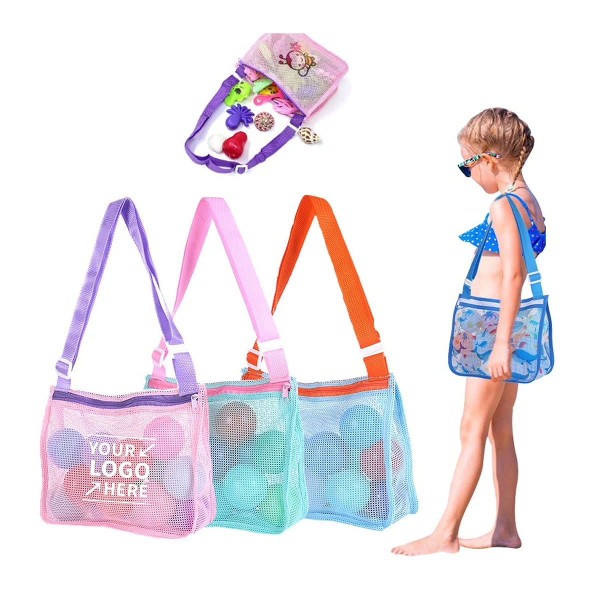 Toy Mesh Beach Bag 1