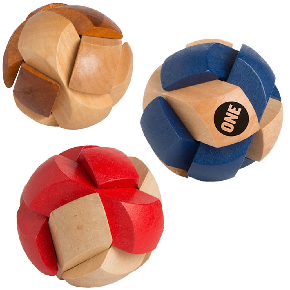 Wooden Soccer Ball Puzzle 1