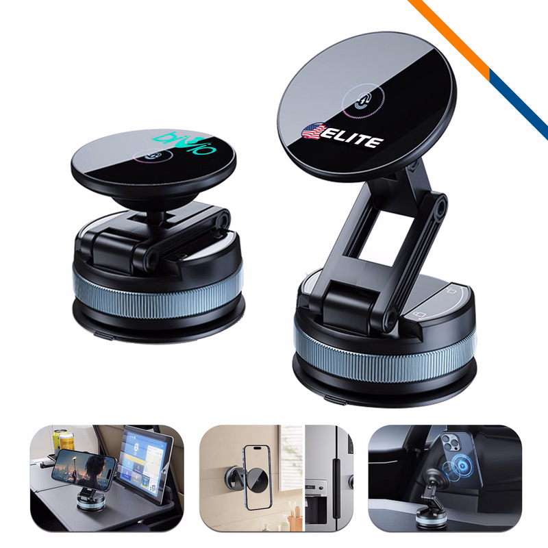 Ansty Foldable Vacuum Suction Magnetic Phone Holder