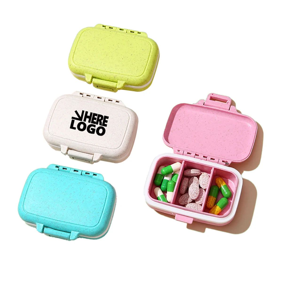 Portable Pill Container Organizer 1
