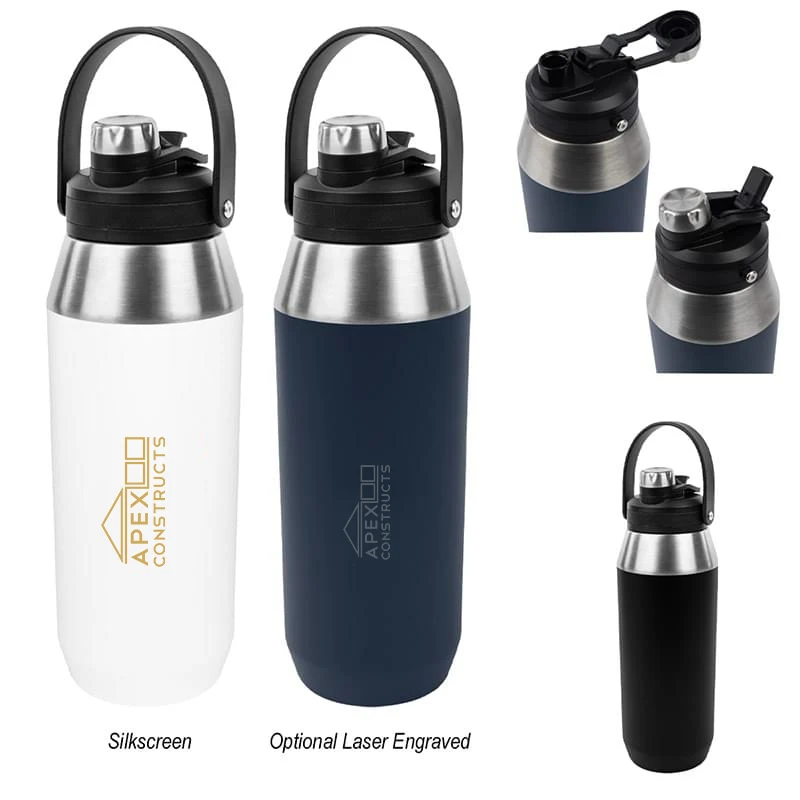 32 Oz. Stainless Steel Tumbler with Handle 1