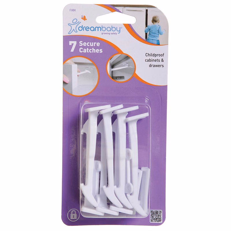 Secure Catches - 7 Pack Cabinets & Drawers