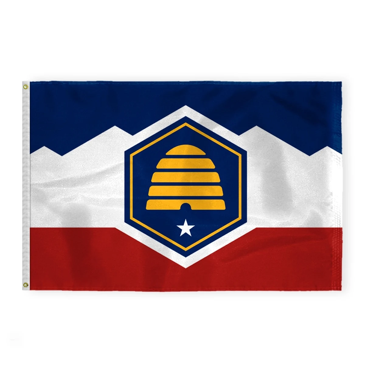 4'X6' 200D Nylon 1ply Utah(Design 2023) Flag 1