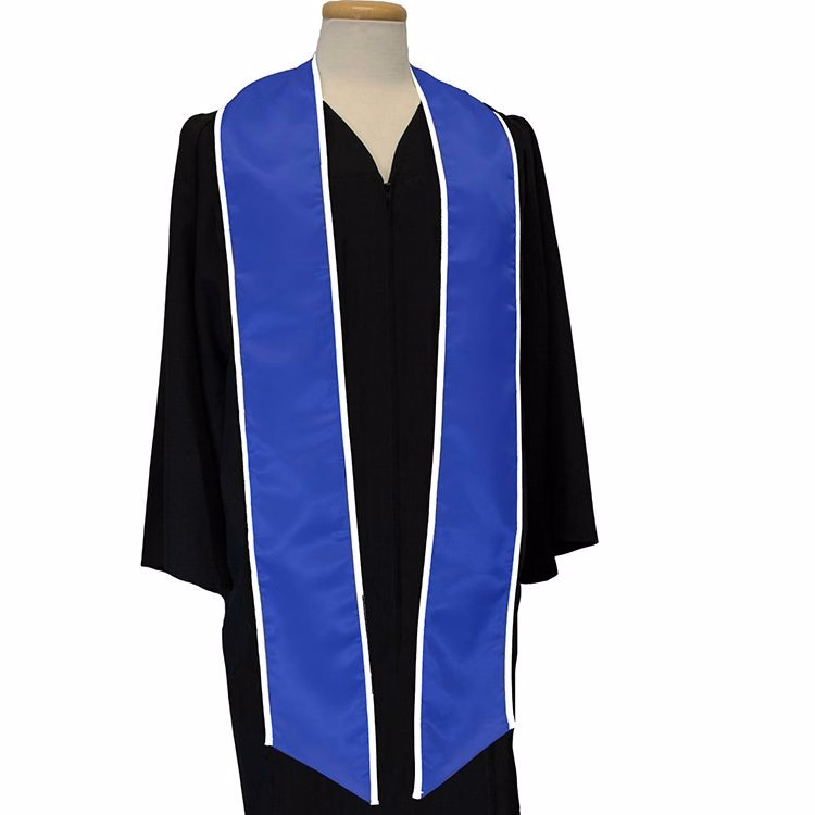 Royal 84" Graduation Stoles With White Binding