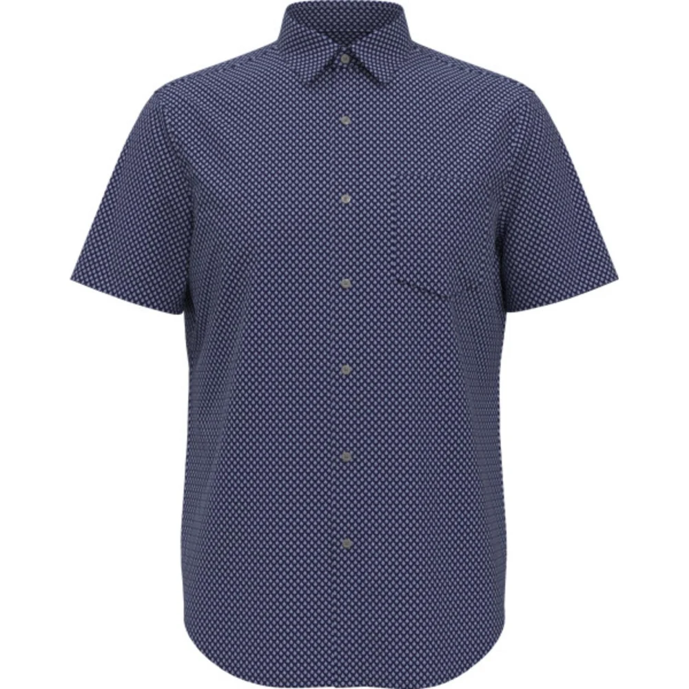 PERRY ELLIS® Stretch Woven Men's Short Sleeve Shirt with Custom Logo 1