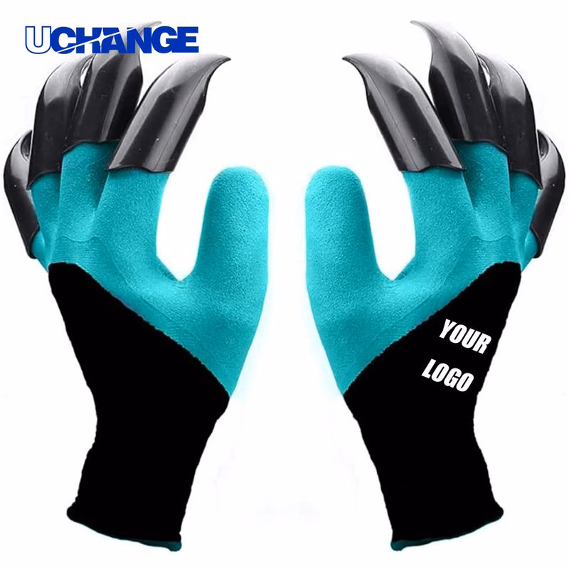 Garden Digging Gloves with Fingertip Claws