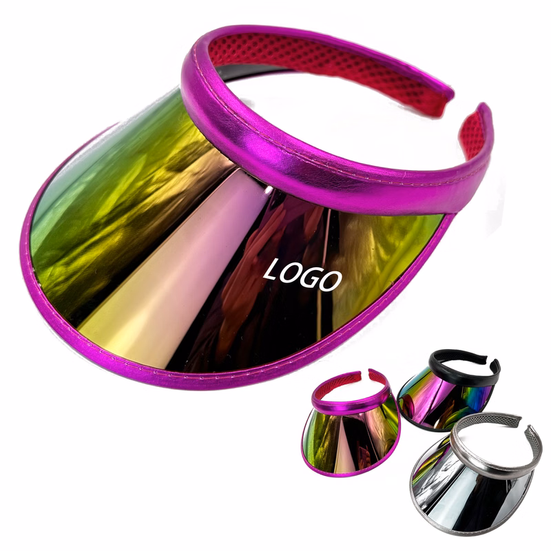 PVC Hair Clip Sun Visor Hat