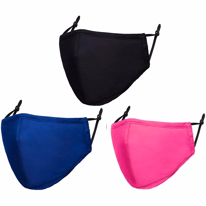3 Ply Adjustable Cotton Face Mask For Adult