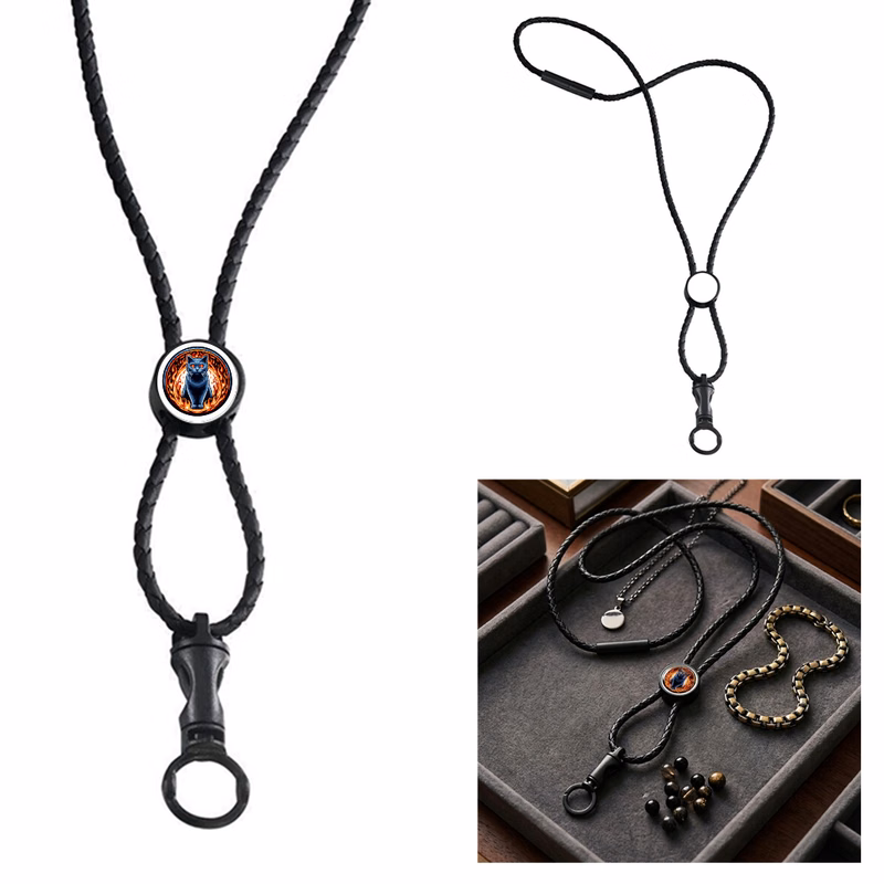 Lanyard W/ Round Slider