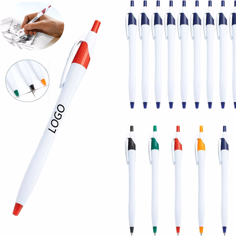 Plastic Javelin Ballpoint Pen - Black Ink