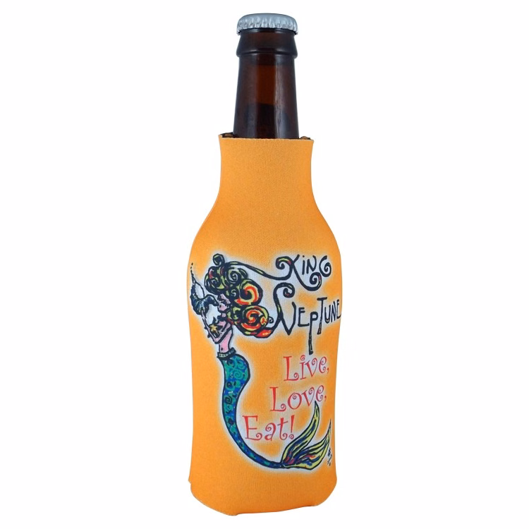 FoamZone Zippered Bottle Cooler with Full Color Sublimation by RealColor360