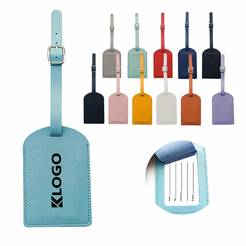 MOQ50 PU Luggage Tag