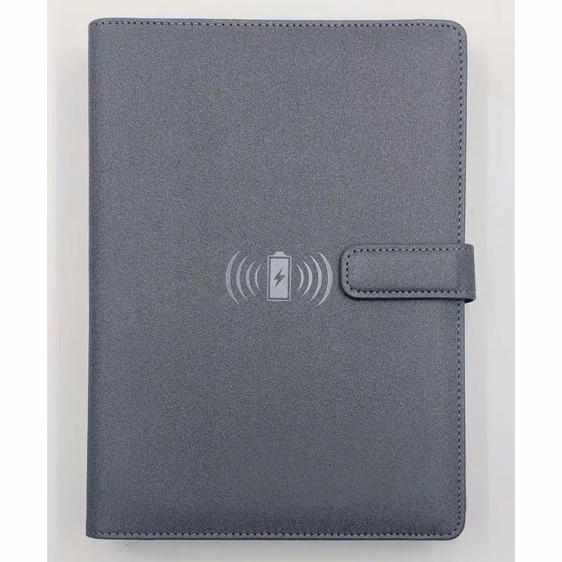 Tech Portfolio with Wireless Phone Charger