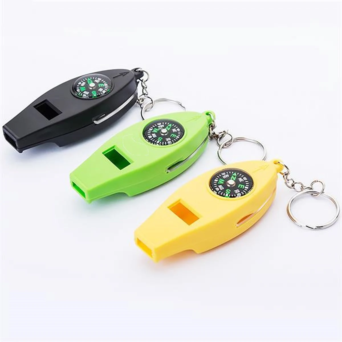 ABS Compass Whistle Keychain 1