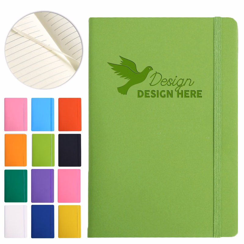 Personalized Customized A5-sized PU Leather Diary Book