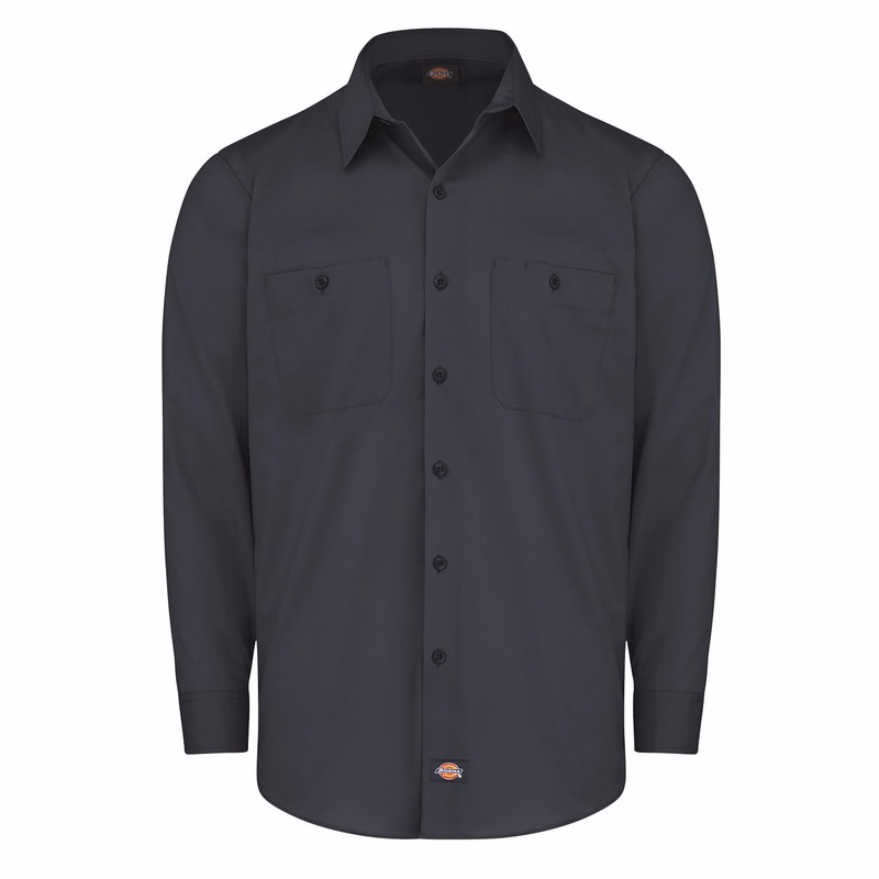 Men's Tall Industrial Worktech Ventilated Long Sleeve Work Shirt - LL51T