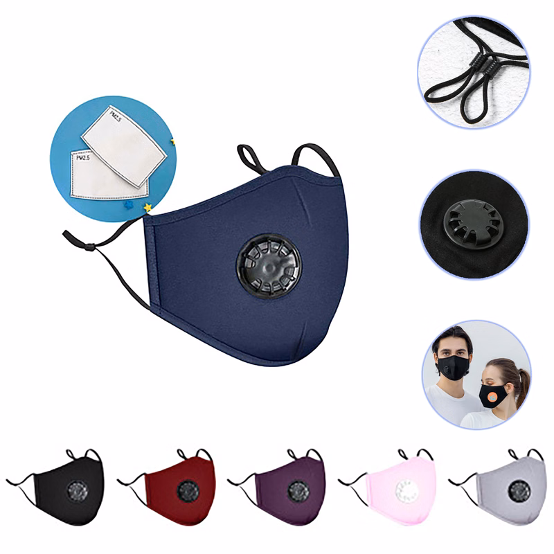 Reusable Cotton Mask With Valve