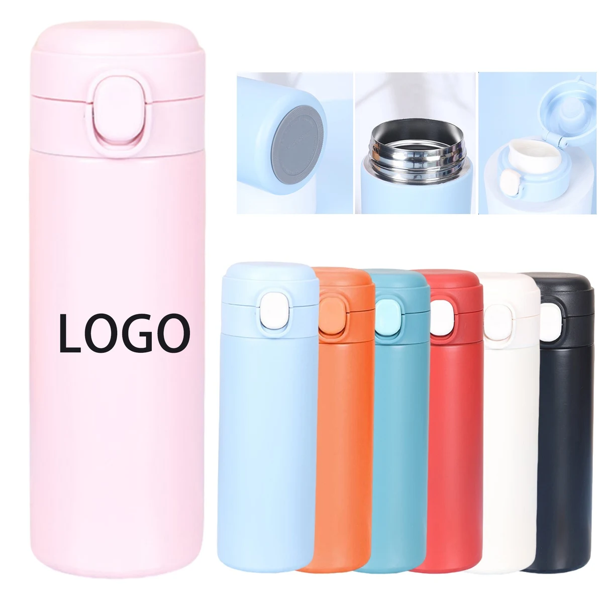 11Oz Thermos Cup With Pop-Up Lid 1