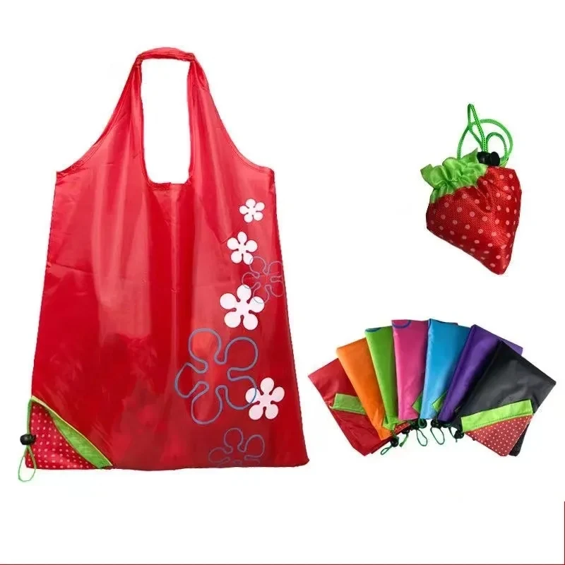 Folding Strawberry Tote Bag 1