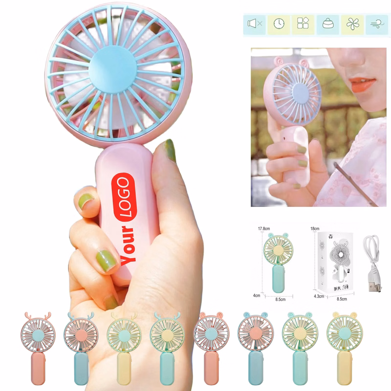 Custom Logo USB Portable Electric Hand-held Fan