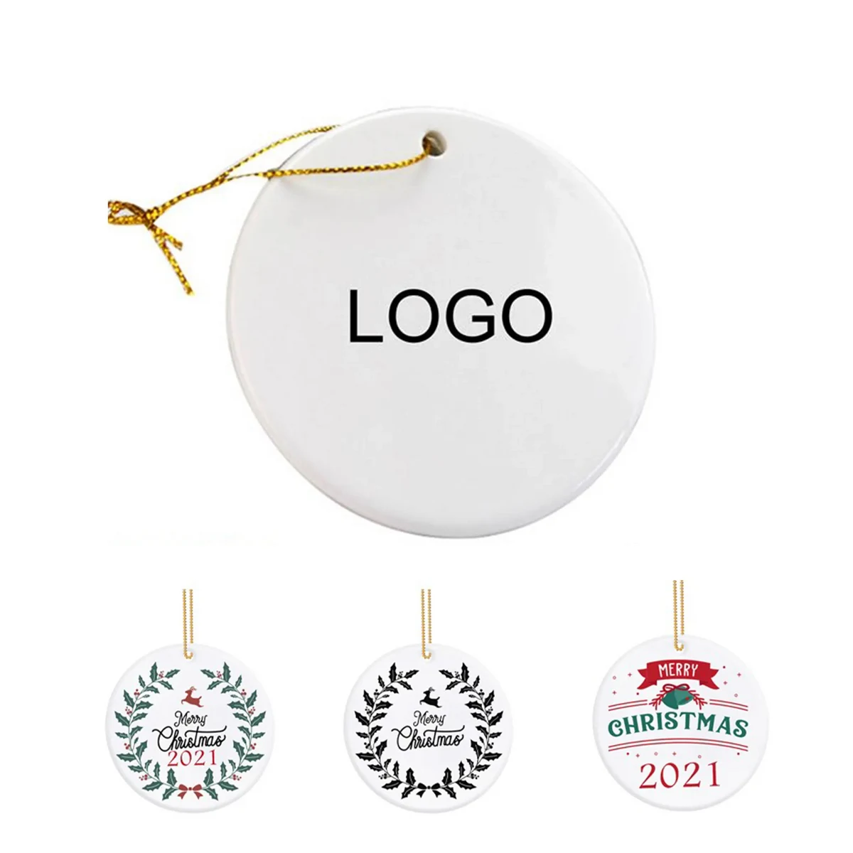 Double Sided Christmas Ornament 1