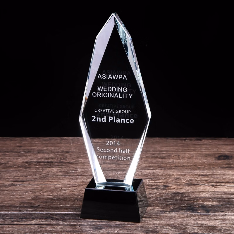 Crystal Peak Award with Black Base
