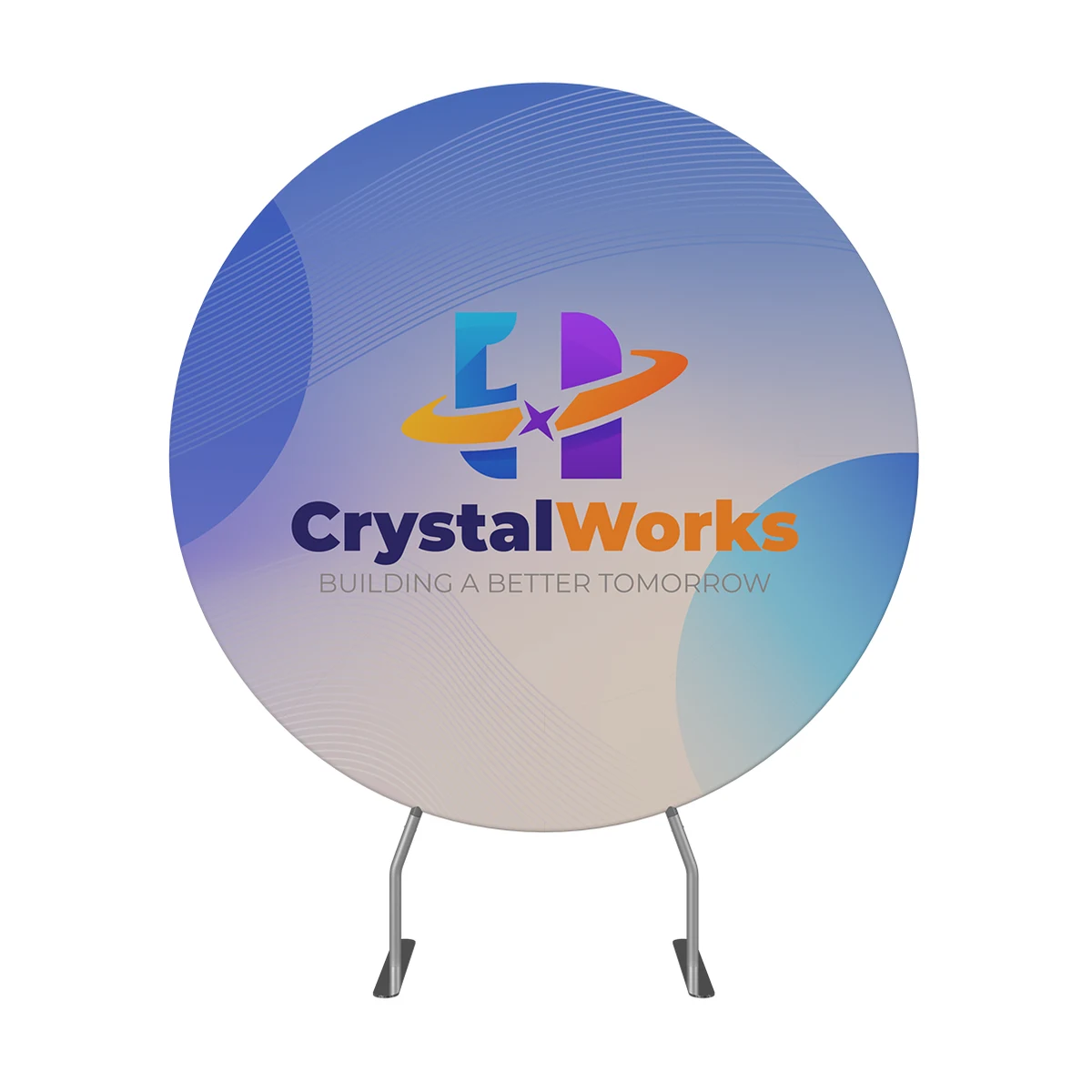 6.5' Circle Backdrop Display - Fabric Only 1