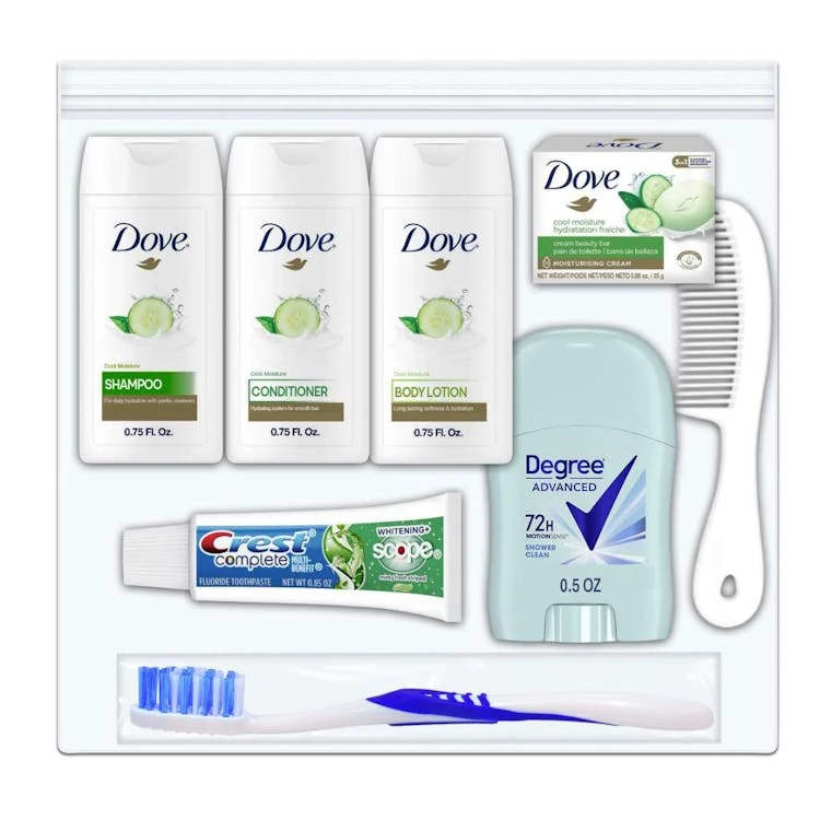 Essential Hygiene & Toiletry Kit - 8 Pieces 1