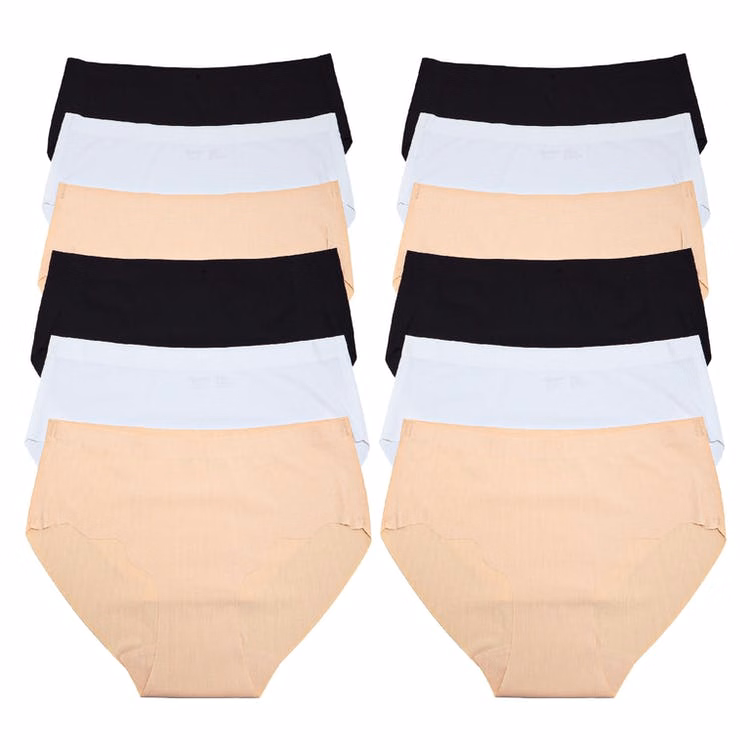 Women's Nylon Hip Hugger Panties - Assorted