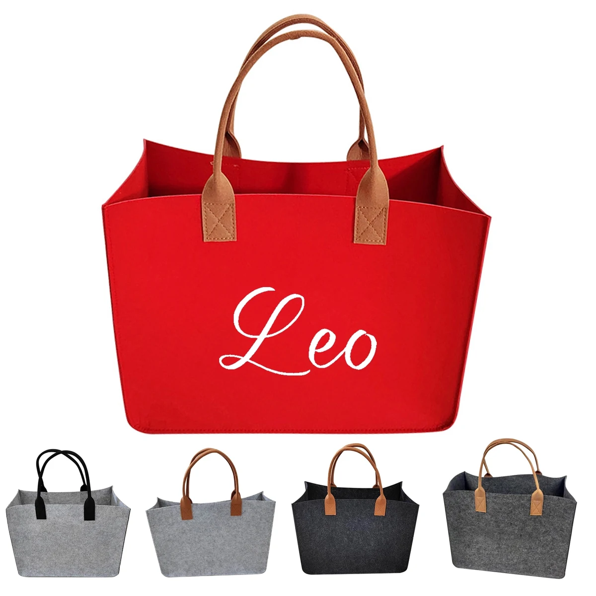 Felt Tote Bags, custom tote bag with logo imprint 1