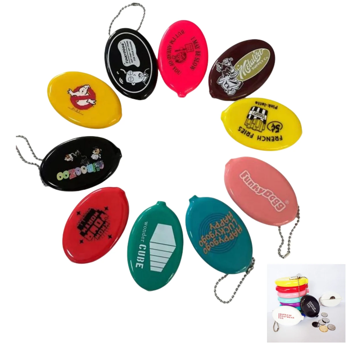 Squeeze Coin Holder W/ Chain 1