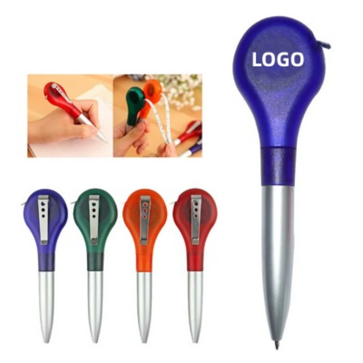 Plactic Pen with Tape Measure 1