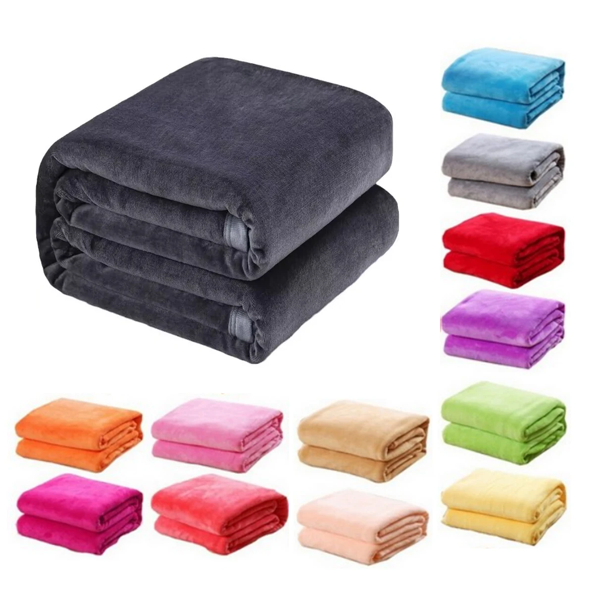 Customized Embroidery 80" x 60" Fleece Blanket 1