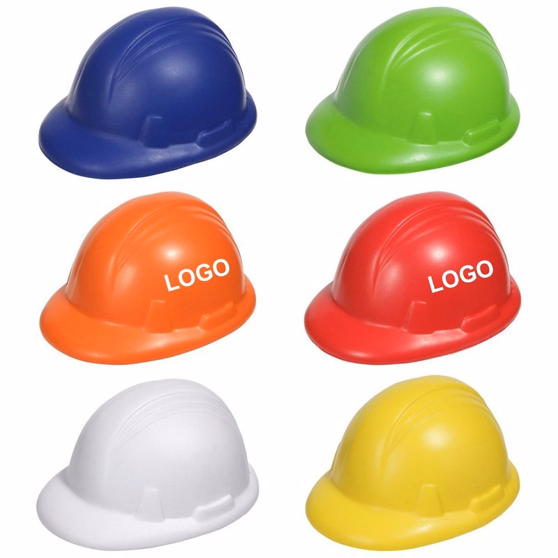 Hard Hat Shape Stress Reliever Ball