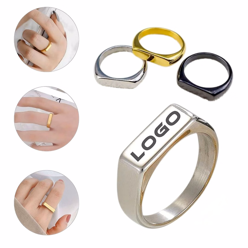Versatile Minimalist Titanium Steel Ring